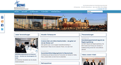 Desktop Screenshot of bdwi-online.de