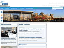 Tablet Screenshot of bdwi-online.de